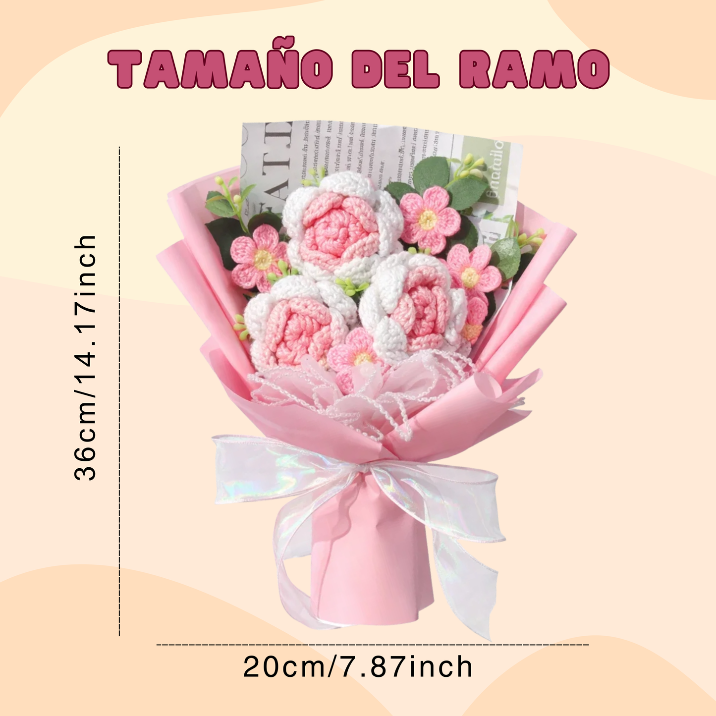 Ramo de flores crochet